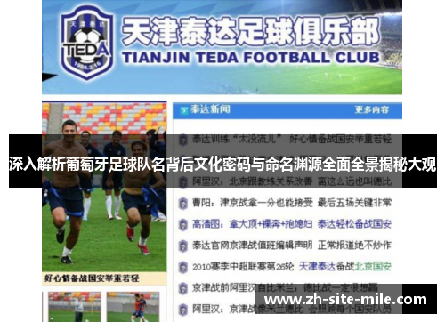 深入解析葡萄牙足球队名背后文化密码与命名渊源全面全景揭秘大观